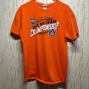 * Auburn Tigers 2014 BCS National Championship orange tee sz large